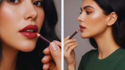 Lip Liner Placement Technique That Gives Lips a Fuller Shape Without Heavy Overlining