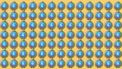Quick Challenge: Spot Number 4 Among 6s in Just 6 Seconds