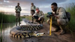 An exceptionally large African python has been officially confirmed by herpetologists during a certified field expedition, stunning the scientific community