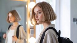 “A-line bob” haircut: this bob is perfect for fine hair and will be very trendy for back-to-school