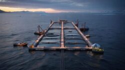 What you see is not a ship : at 385 metres long, Havfarm is the world’s largest offshore salmon farm