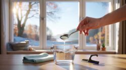 Add a single spoonful of this product to your cleaning water and your windows will stay clean until spring