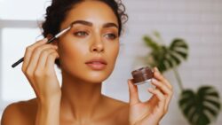 Homemade Eyebrow Gel Using Aloe and Cocoa Creates Soft Natural Hold