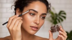 Homemade Eyebrow Gel Using Aloe and Cocoa Delivers Soft Flexible Hold All Day