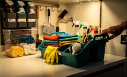 How to organise cleaning supplies so chores take half the time