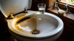 Just half a glass is enough: smart tricks to make old toilet bowls and sanitary ware look like new again
