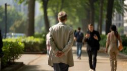 Some people walk with their hands behind their back – what this gesture really means