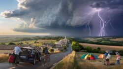 Weather alert: thunderstorms and lightning threaten 61 French départements this weekend